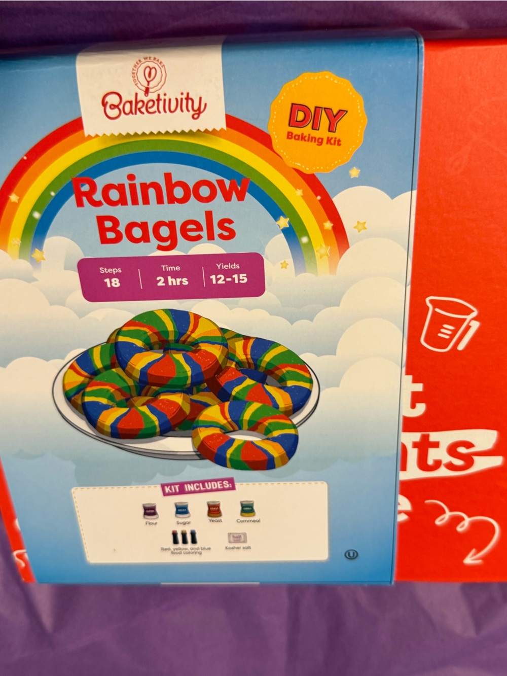Rainbow Bagels DIY Baking Kit - Multicolor - Picture 1 of 11